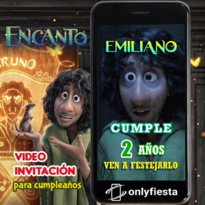 Encanto Bruno- Invitación Cumpleaños - Video/Animada/Digital