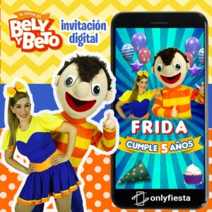 Bely y Beto - Invitación Cumpleaños - Video/Animada/Digital