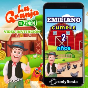 La granja de Zenón - Invitación Cumpleaños - Video/Animada/Digital